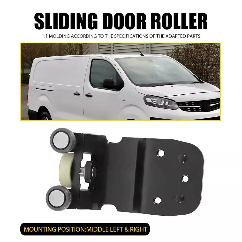 New 9808074880 Sliding Door Roller Middle For Expert Traveller For Fiat For Scudo 2016-2023 For Toyota Proace MK2 Exterior Parts