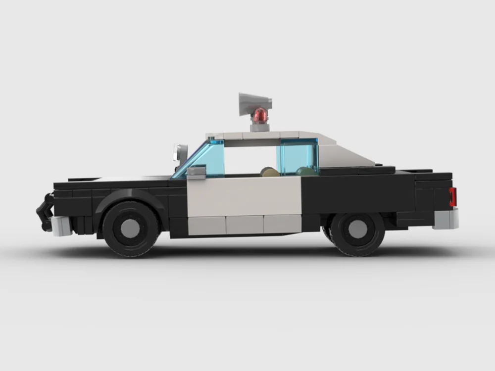 

Building Block Car Model 280 PCS City Speed Champion 1966 Police Classic Racing Toy For Boys Christmas Gift