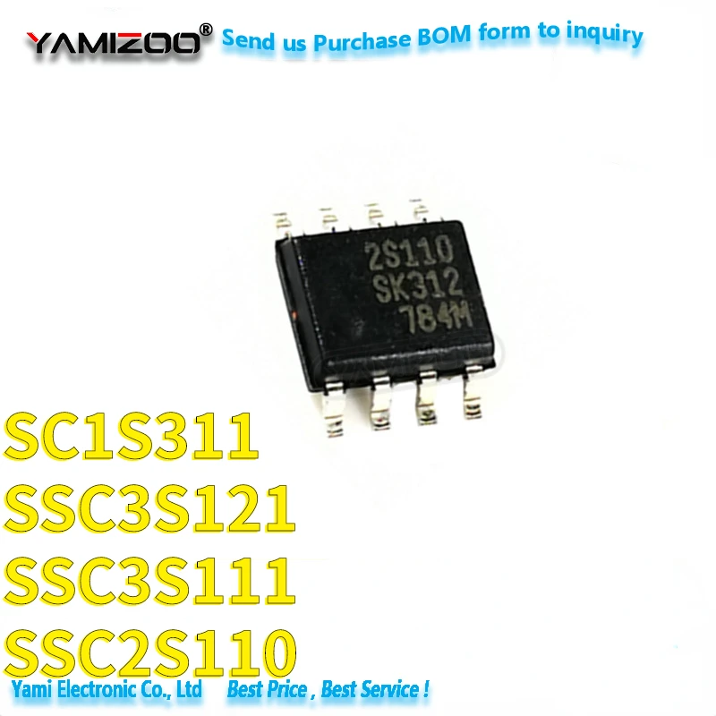 10 Chip Gestione Alimentazione LCD SSC3S211 / 3S211 In Formato SOP7 - Nuovi