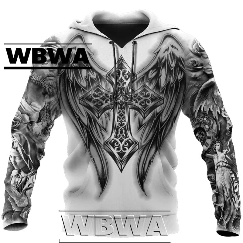 Beautiful  Tattoo 3D Printed Men Hoodie Harajuku Fashion Hooded Sweatshirt Autumn Unisex hoodies sudadera hombre KK5179