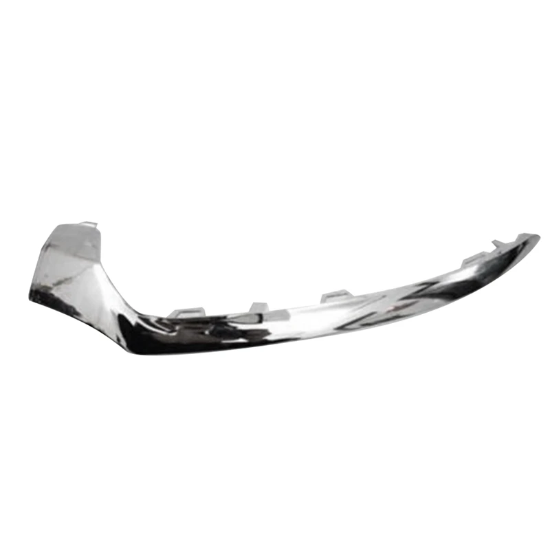 3X Left & Right Front Bumper Lip Spoiler Chrome Trim For Mercedes C Class W205 C180 C200 A2058851374 A2058851474