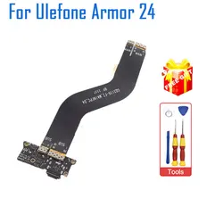 New Original Ulefone Armor 24 USB Board Charging Port Board With Main FPC Cable Flex FPC For Ulefone Armor 24 Smart Phone