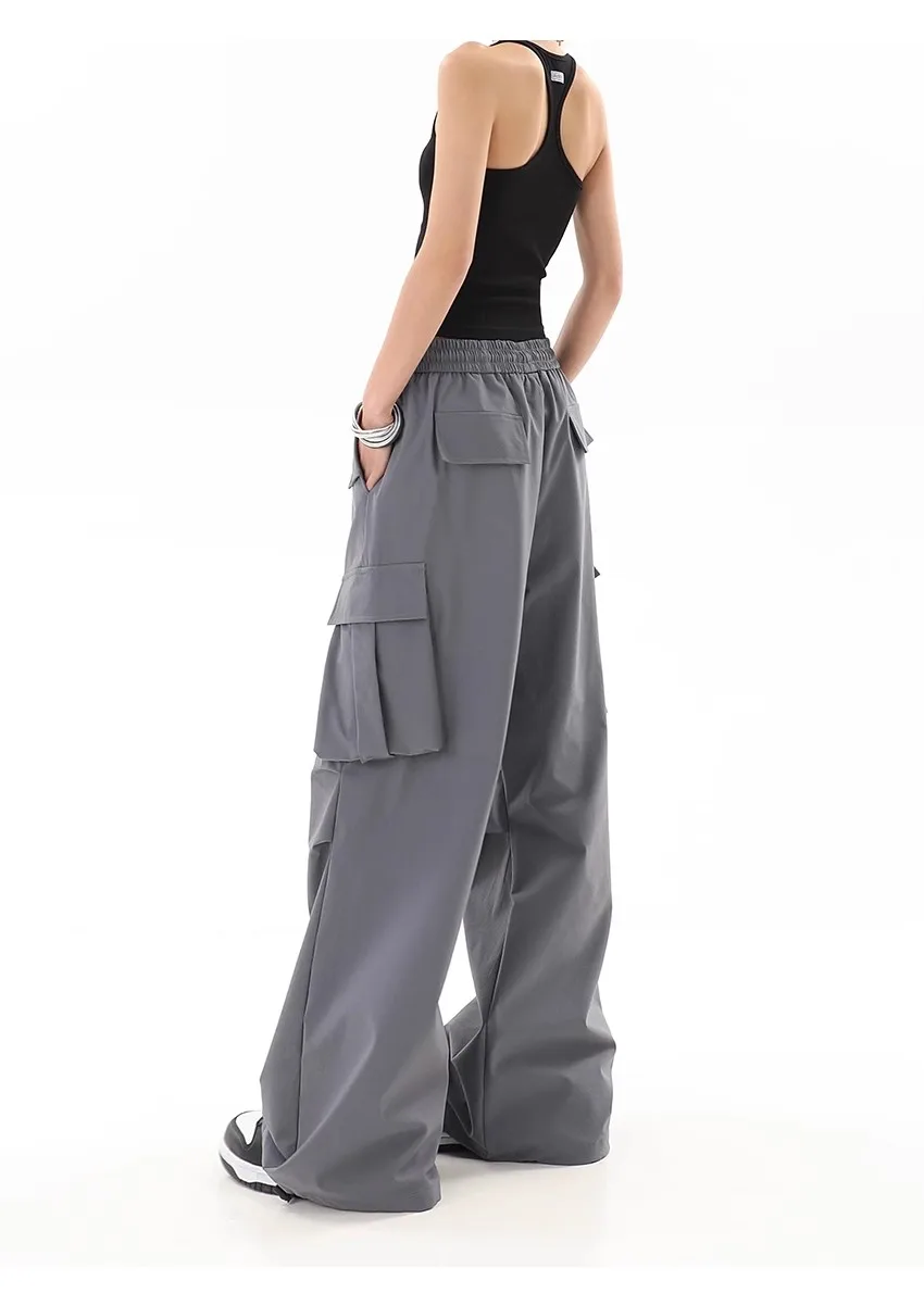 

Plus size 2024 new work pants for women anti splash pants good breathable wear-resistant reflective outdoor hiking pants