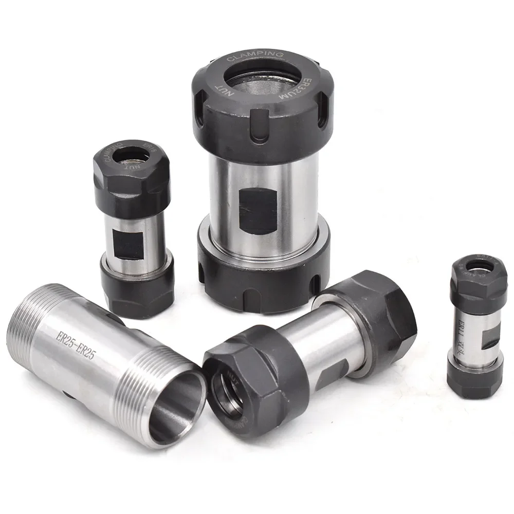 ER11 ER16 Motor Shaft Adapter ER20 ER25 ER32 Double Nut Sleeve For Spindle Machie tools