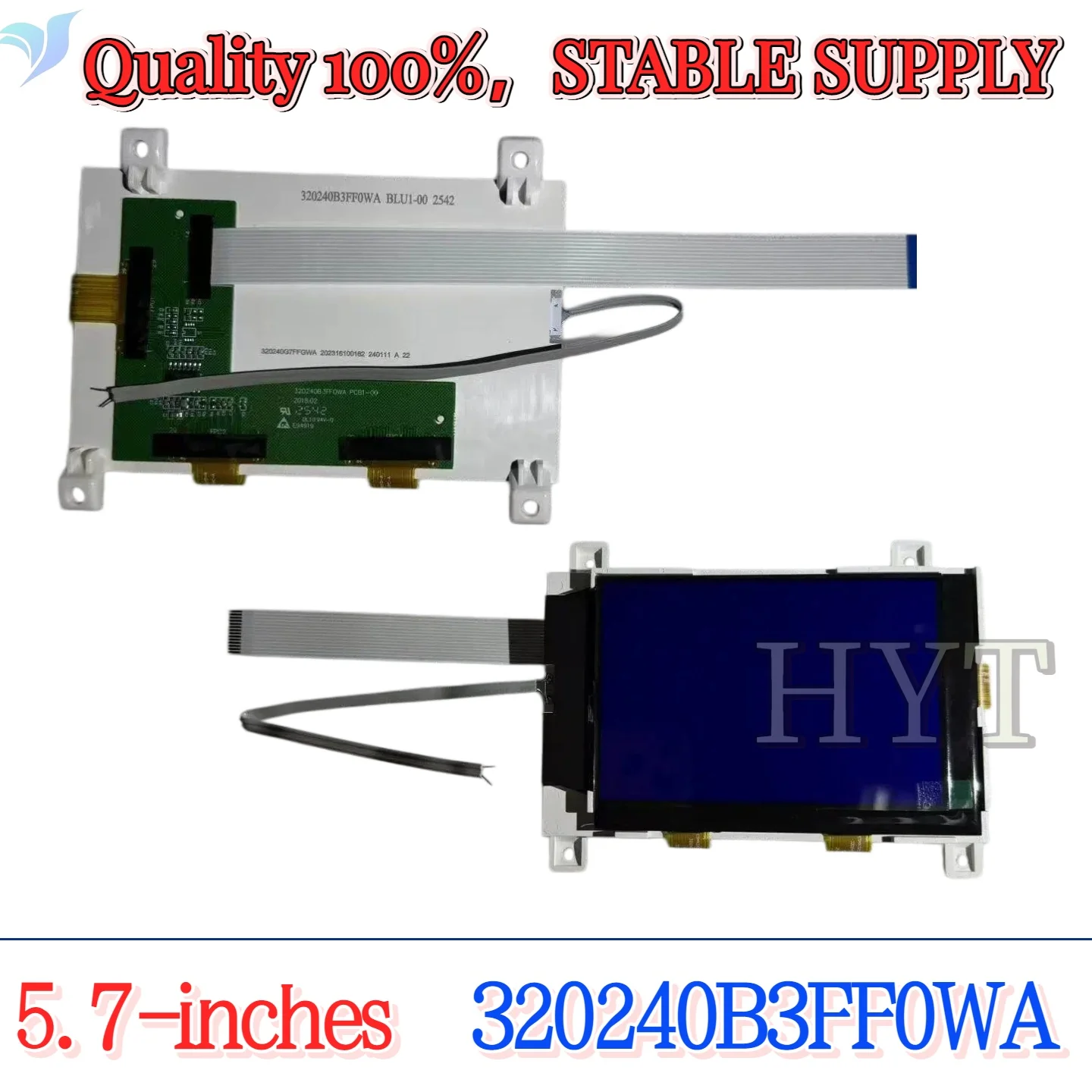 Compatible with Yamaha Psr S500, S550, S650, Dgx-520, 620, 630, 640, Mm8, Hjdj5428 (48), 320240B3Ff0Wa Digital Keyboard Lcd Display