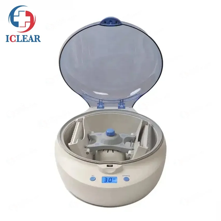 Portable Lab 2200rpm 2 pcs PCR plates Mini Microplate Centrifuge