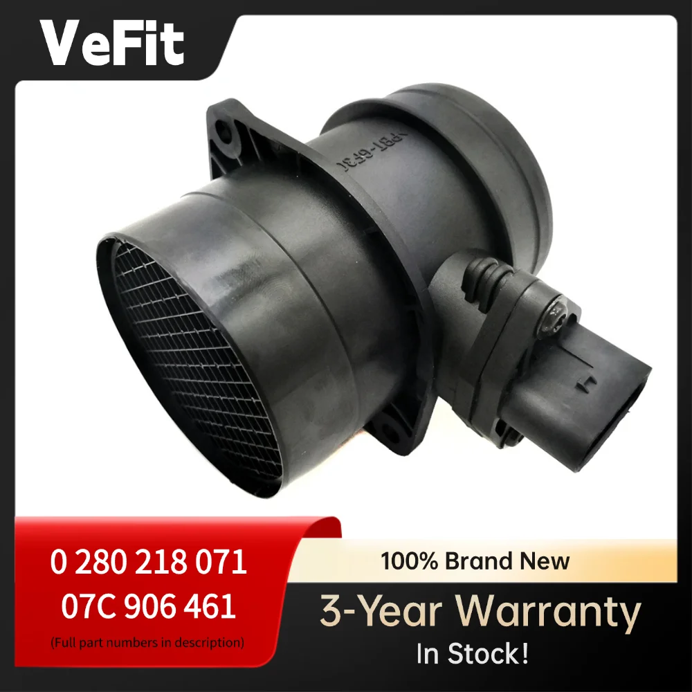 For VW Audi Porsche Mass Air Flow Meter MAF Sensor 0 280 218 071 0280218071 07C906461 Fit Golf Jetta Beetle Phaeton Cayenne A8