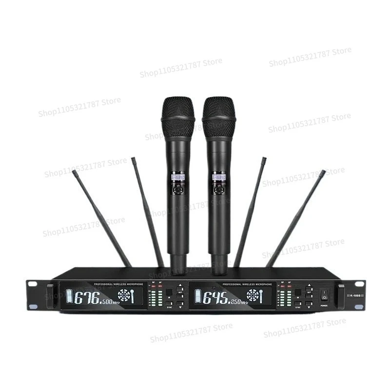 For Professional Wireless Microphone One To Two True Diversity   Outdoor Stage Wedding Performance Microphone