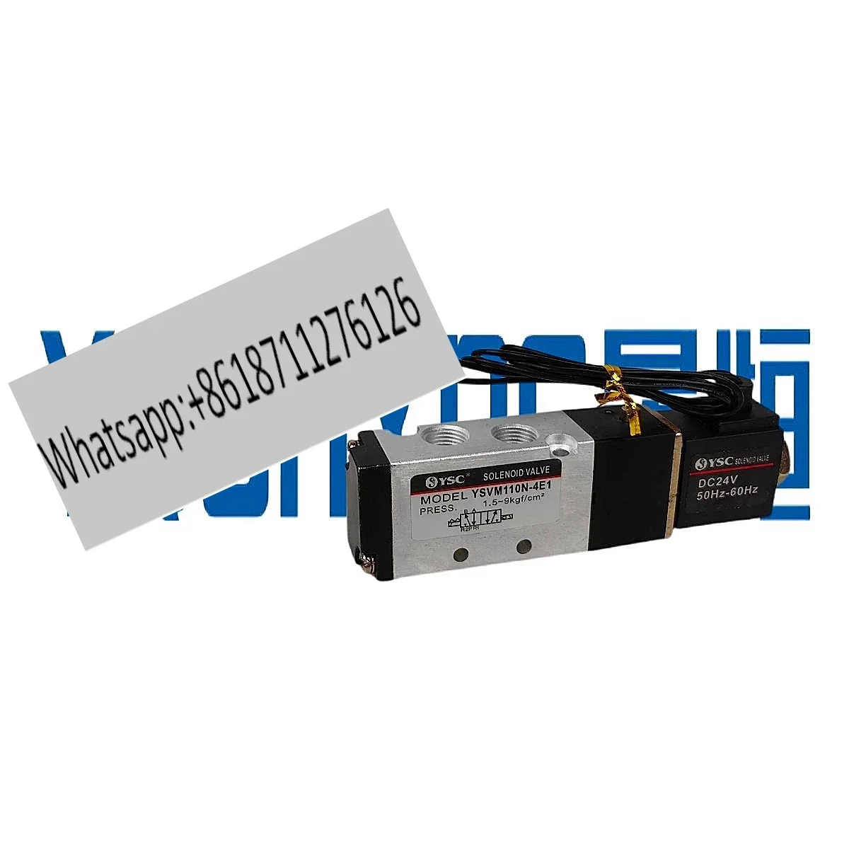 YSC Korea pneumatic solenoid valve YSVM110N-4E1 outlet junction box type AC220V DC24V