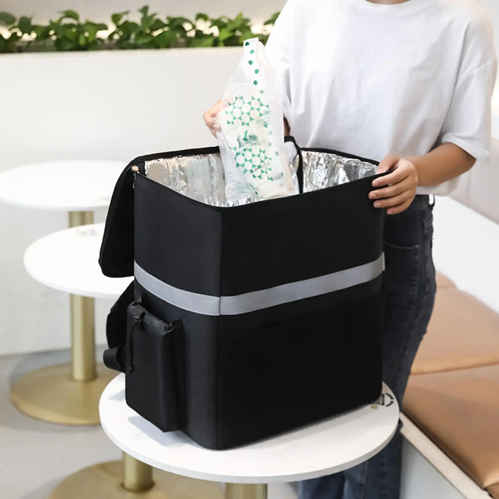 Food Delivery Backpack Cool Bag Refrigerator Box for Home Outdoor Picnic