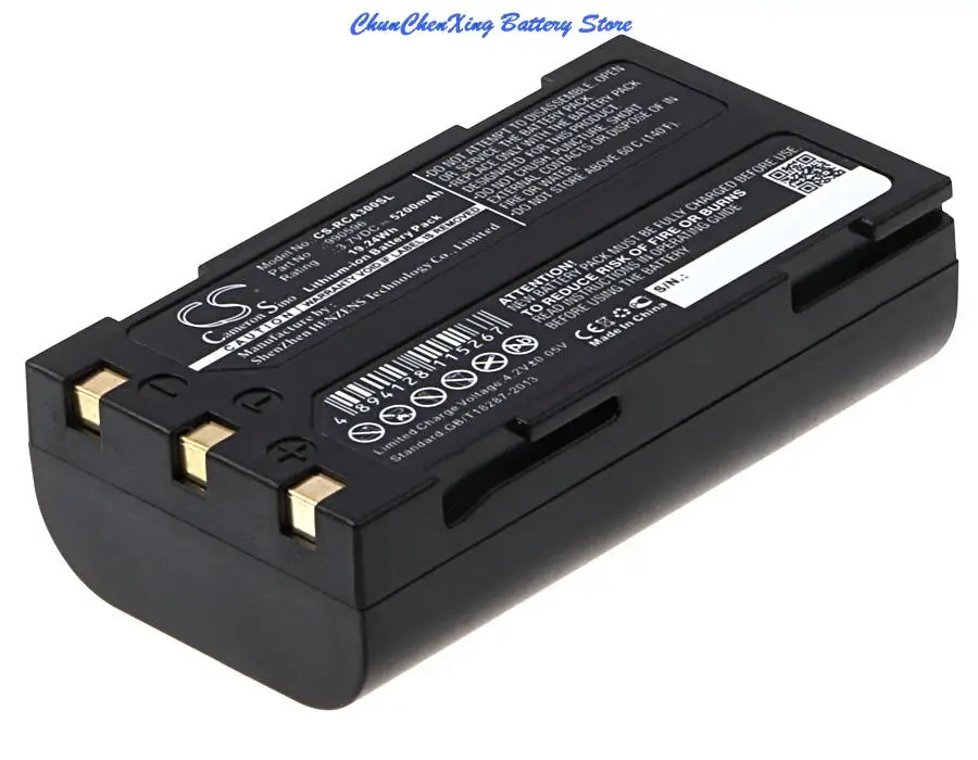 5200mAh Battery for RIDGID 37888, 40798, CA-100, CA-300, Micro CA25, Micro CA-300 Inspection Camera, CA-100