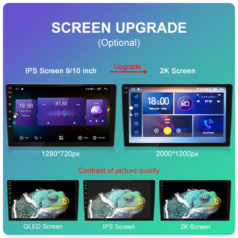 7862S 9 Inch 10 Inch Android 12 Universele 7862 8 core 2din Autoradio Video Autoradio met DSP CarPlay 4G Autoradio