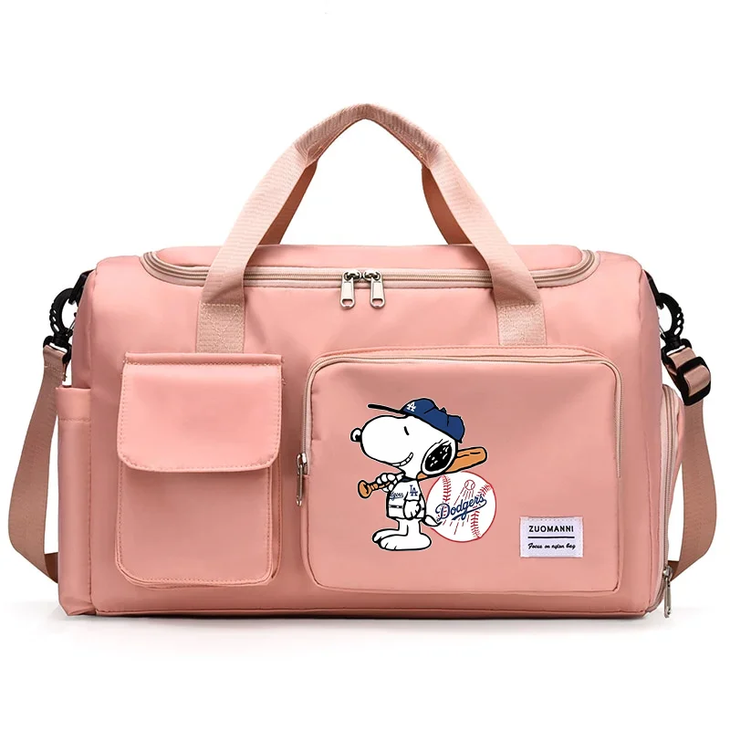 Snoopy Carry Borsa da viaggio Grande capacità Palestra Weekend Borsone Turismo Borse Scomparto per scarpe Sport Fitness Comoda borsa Regali