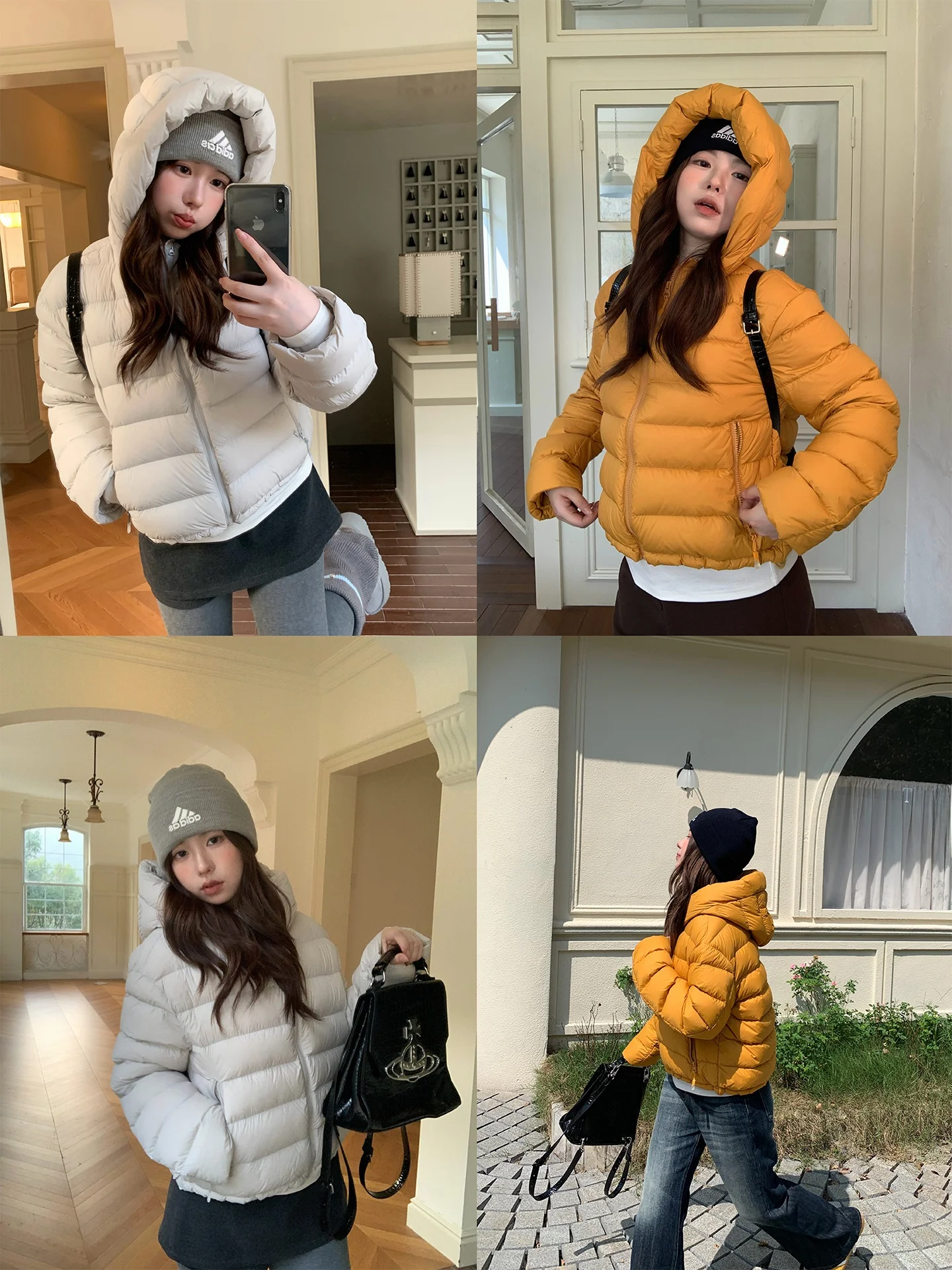 

Теплый пуховик с капюшоном Warm Vegetable Orbs Du, наполнитель 90% белый пух Du, верхняя одежда Biscuit Sle, для поездок на работу, стандартный крой Sve