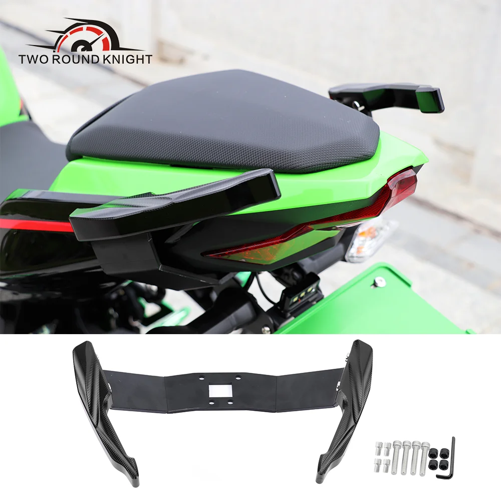 Motorcycle for Kawasaki Ninja400/500 Z400/500 2018-2025 Tail Armrest Thickened Rear Passenger Handle CNC Handrail Tail Bracket 5