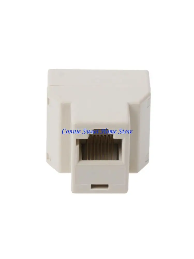 LXAF RJ45 CAT5 CAT5E Ethernet 1to2 Connector Adapter