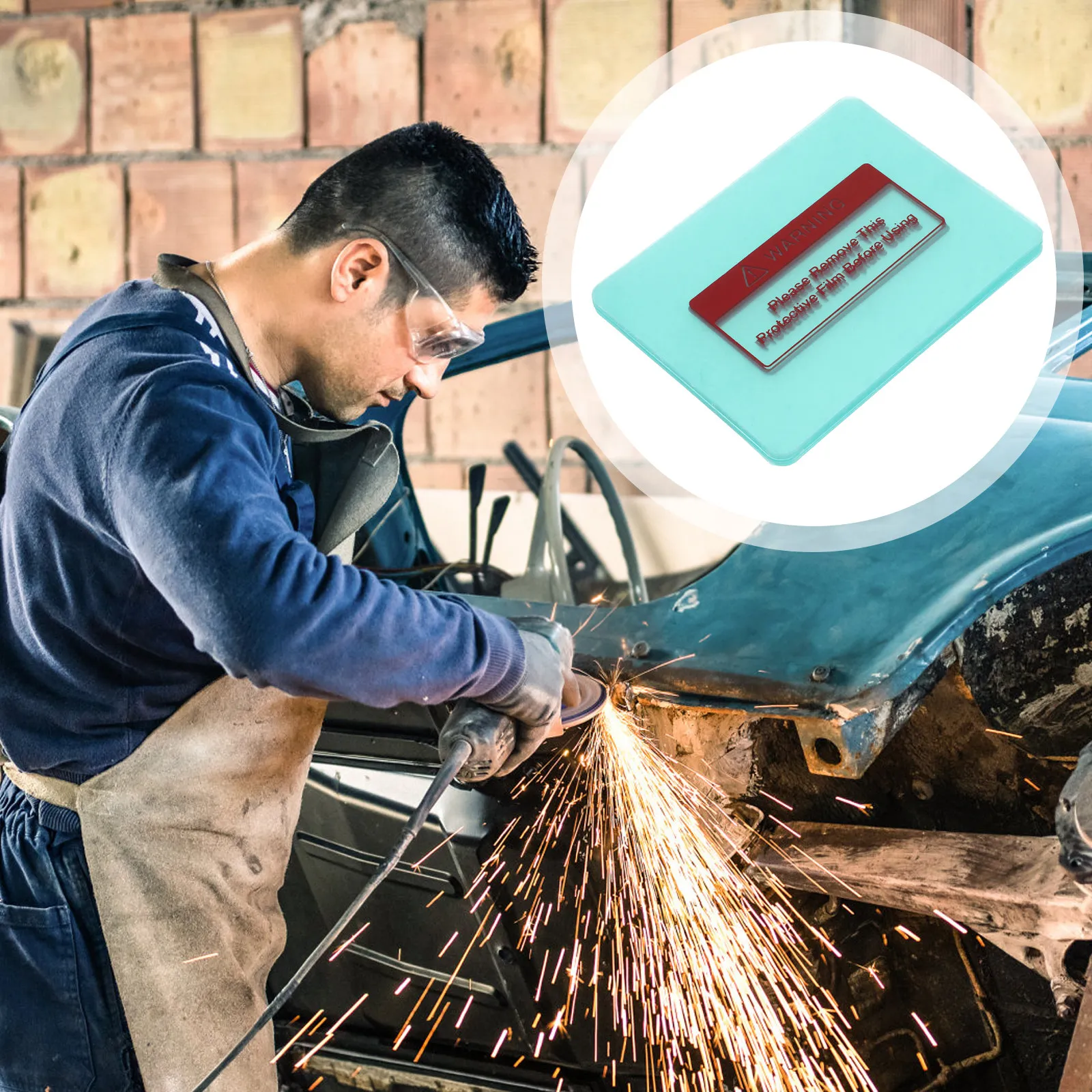 

10 шт. Защитные линзы для автоматического затемнения при сварке, солнечные, для дуговой сварки TIG/MIG, прозрачные сменные защитные экраны/колпаки