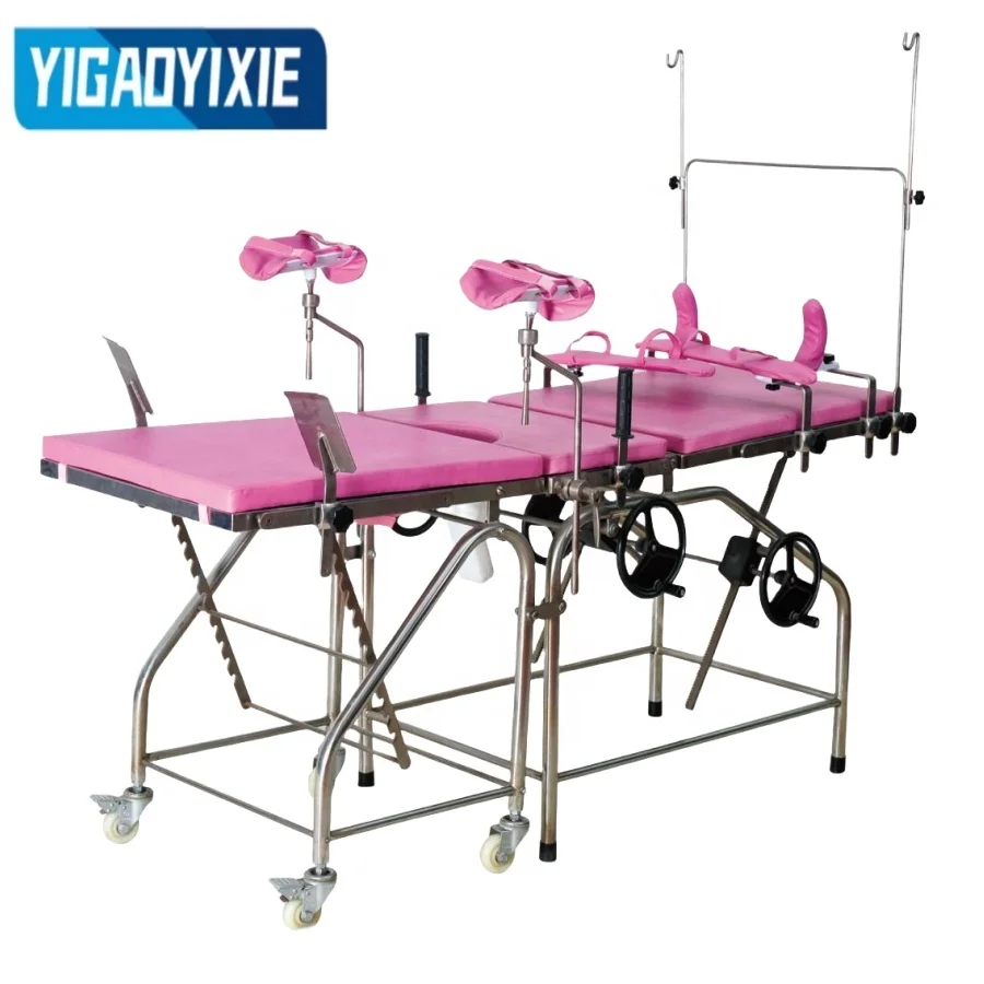 Multi Function Medical Competirive Good Price Portable Ordinary Manual Delivery Examination Bed