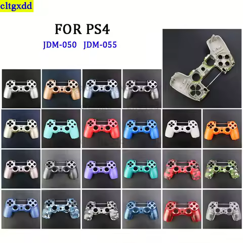 Cltgxdd 1piece FOR PS4 controller JDM JDS 050 055 game board accessories front shell upper shell handle cover replacement