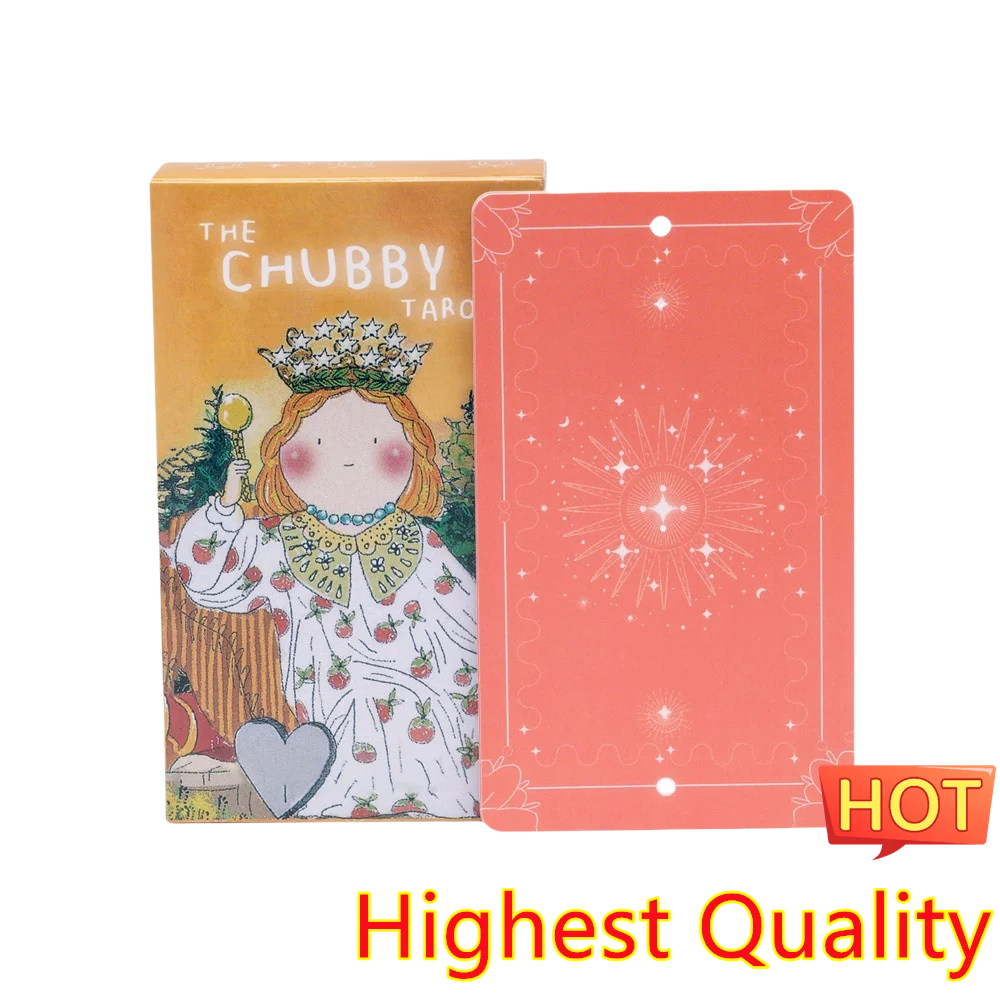 12X7cm Mysterious The Chubby Tarot Pang Xiao Hai Without Guide Book Powwow Decks Board Game Miraculous Tarot Cards