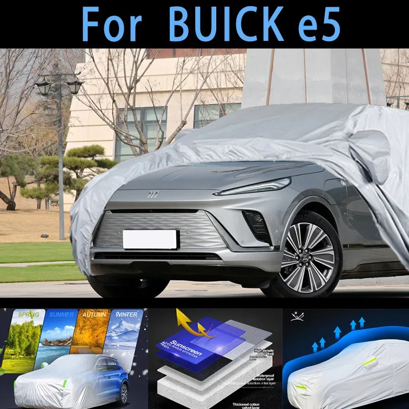 For BUICK e5 Car protective cover,sun protection,rain protection, UV protection,dust prevention auto paint protective