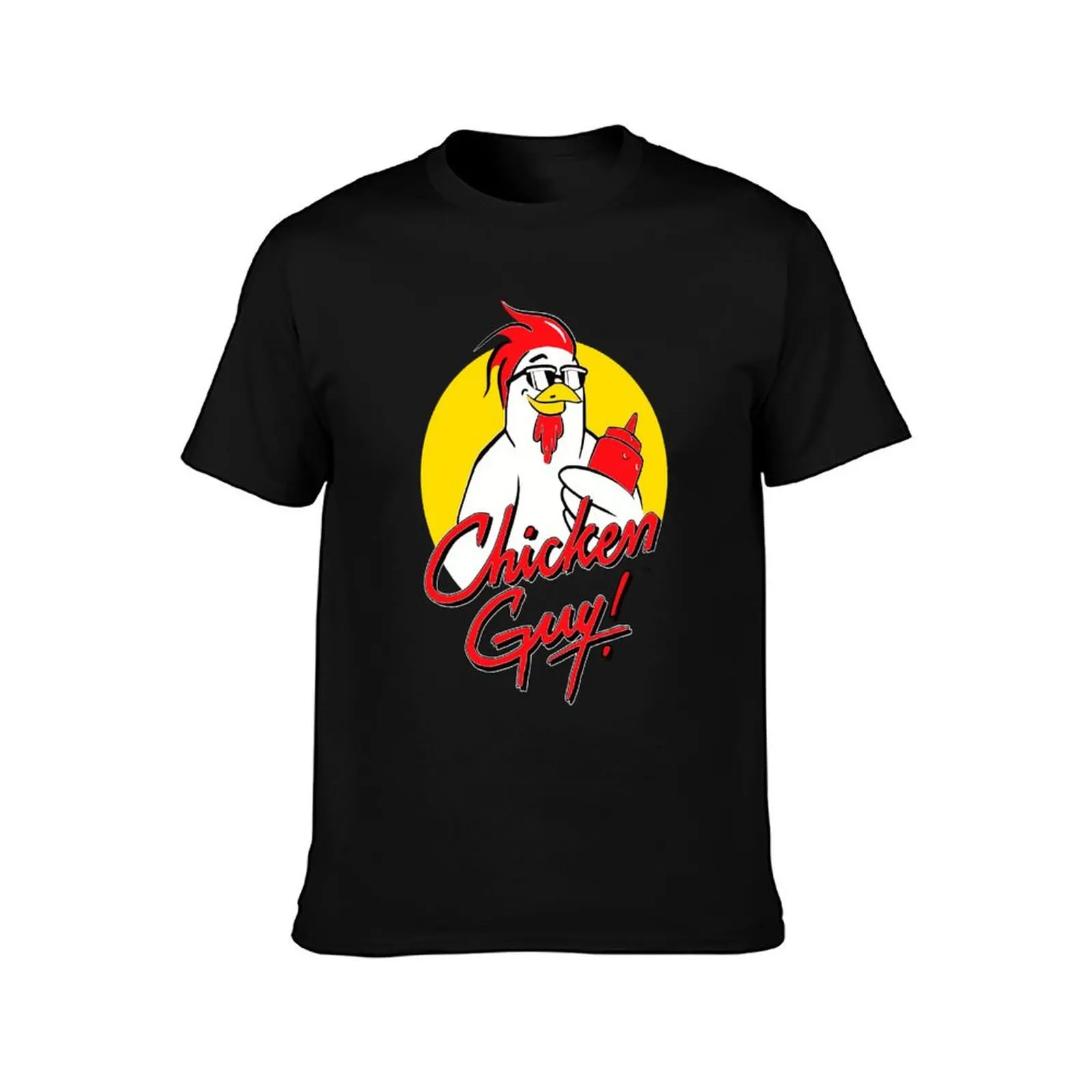 Fieri Chicken Guy! slated for downtown T-Shirt Anti-Fade Casual Tee Shirt T-Shirt