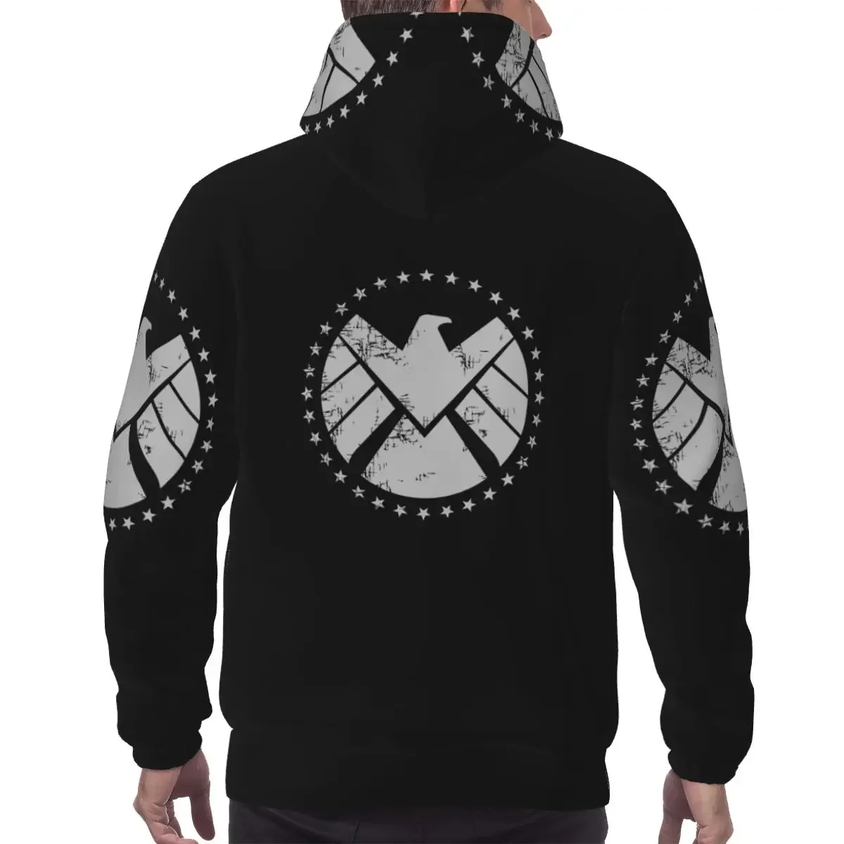 Shield Agent Training Hoodie Harajuku Pullover Autumn Winter Men Women Sweatshirts Long Sleeve Tops
