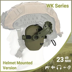 Newest Shooting Earmuffs Tactical Electronic Helmet Headset Hunting Hearing Protector Active Noise Reduction Headphone