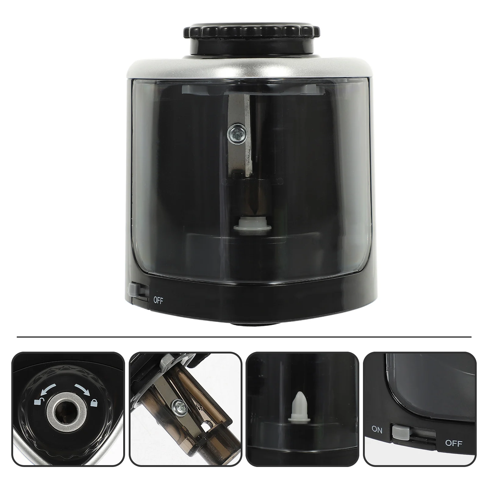 

Electric Pencil Portable Pencil Sharpener Supply Automatic Compact Desktop Household Kids Student Supply Portable