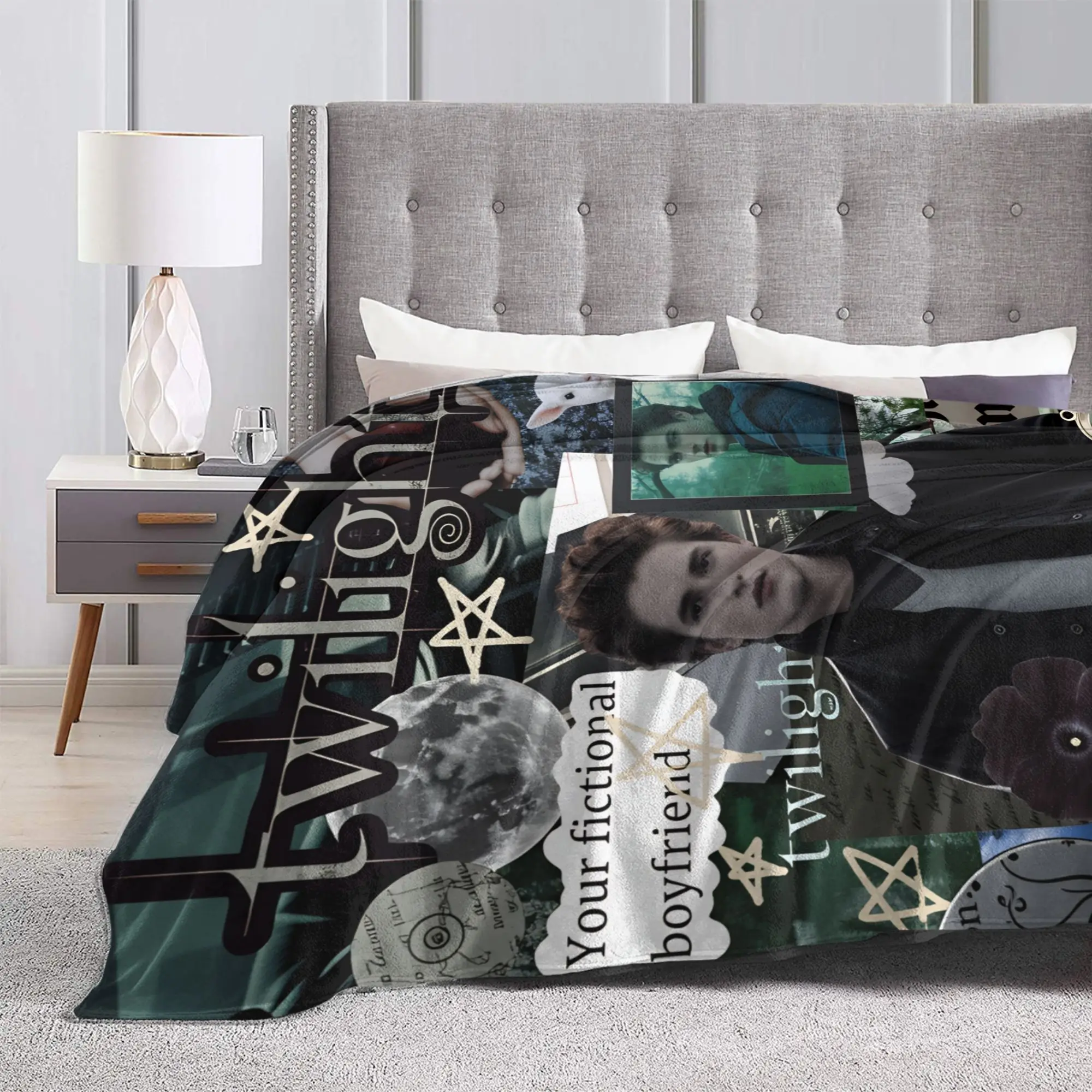 ديكور إدوارد بطانية دافئة الشفق ساغا بنات بنين أفخم الفراش يلقي الأريكة كرسي الفانيلا المفرش أريكة غطاء سرير