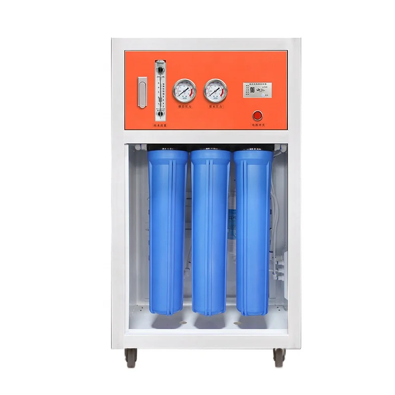 600GPD 6 stages sediment commercial&industry RO auto-flush water purifier/ Water filter