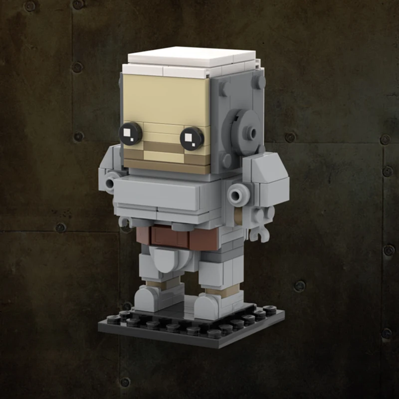 165pcs MOC Paladin Danse BrickHeadz Fallout 4 Model Toys Building Blocks Construction Christmas Gift Idea Education Display