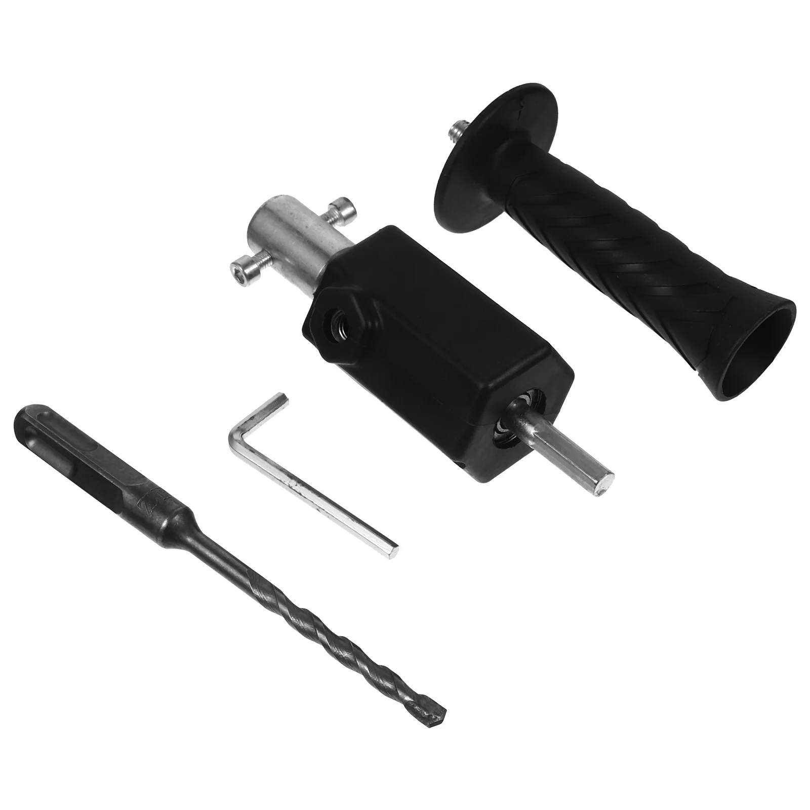 1 conjunto de cabeça de conversão de broca elétrica adaptador de martelo resistente para demolição lascar concreto tijolo bloco moagem
