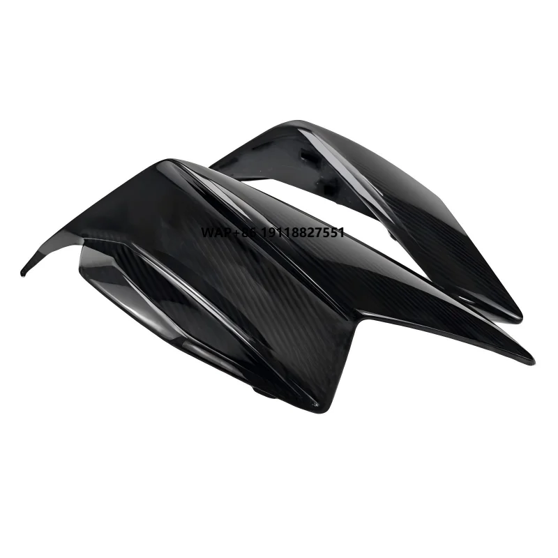 3K 100% Dry Carbon Fiber Motorcycle Fixed Wing Side Panel for Aprilia RSV4  Carbon Fiber Motorcycle Fairing Kit Accessories