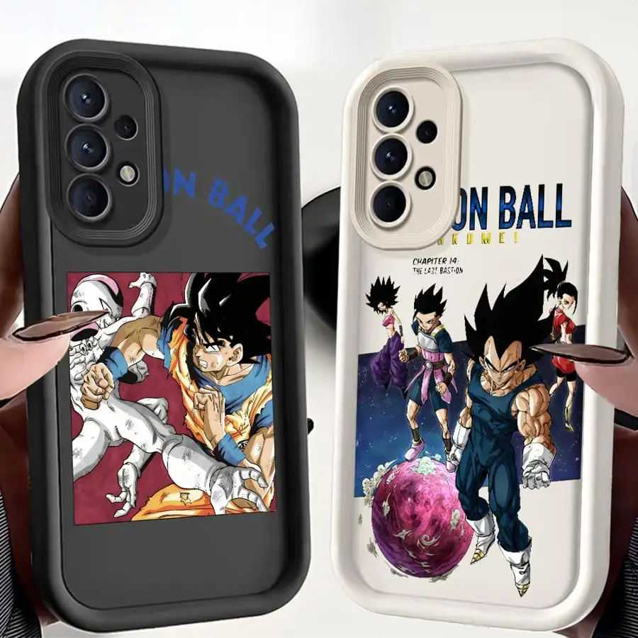 เคสโทรศัพท์สำหรับ Samsung Galaxy A25 A51 A53 A54 A35 A73 A72 A71 A55 A52 A06 A15 เคสนิ่มลายการ์ตูนดราก้อนบอล เวเจต้า