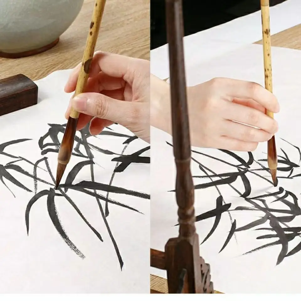 Chinesische Malerei Pinsel Anfänger Kalligraphie Zeichnung Bambus Stift Vorhang Filz Reis Papier Set Landschaft Zeichnung Schreiben Kunst Versorgung – Detail 34