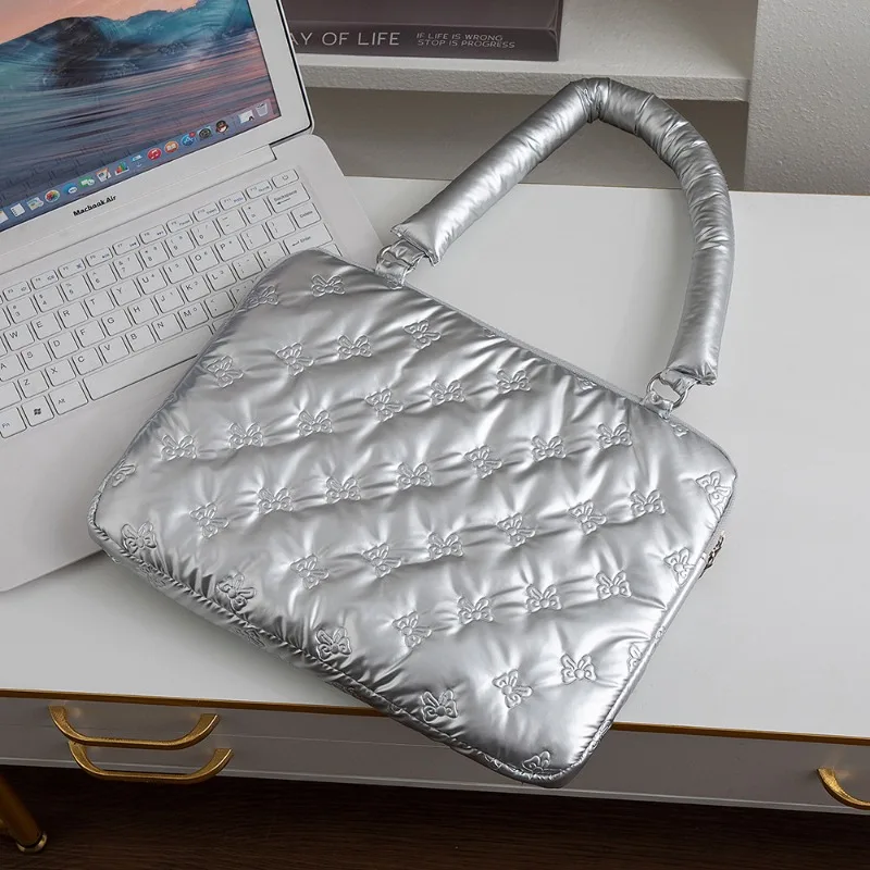 حقيبة يد لطيفة للكمبيوتر المحمول حقيبة تخزين الكمبيوتر المحمول لماك بوك لأجهزة Dell Asus HP وواقي ناعم لجهاز Ipad Tablet #4