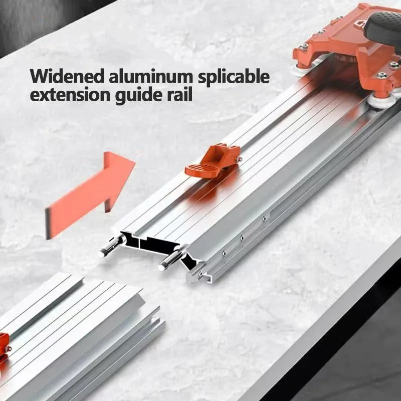 Upgraded Portable Manual Push Pull Rail Tile Cutter New Type High Precision For Slab Porcelain Floor Tiles 1500mm 1600mm 1800mm
