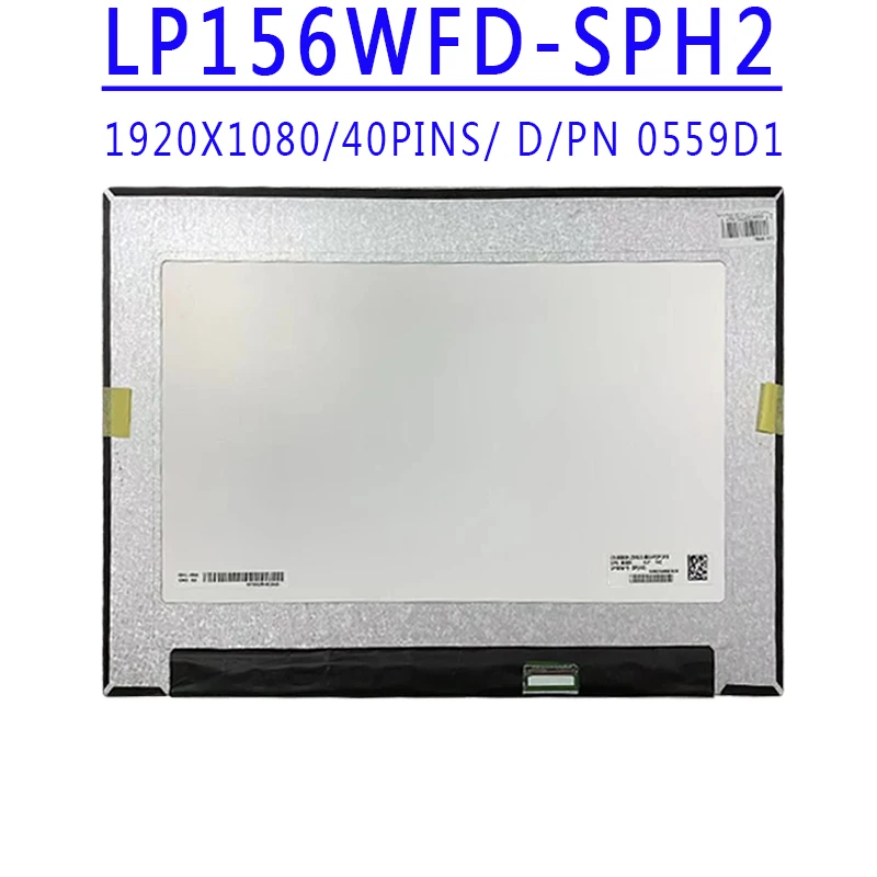 LP156WFD-SPH2 LP156WFD-SPH1 15.6 Inch 1920X1080 IPS FHD 40pins EDP 60HZ LCD Screen With Touch For Dell Precision 3561