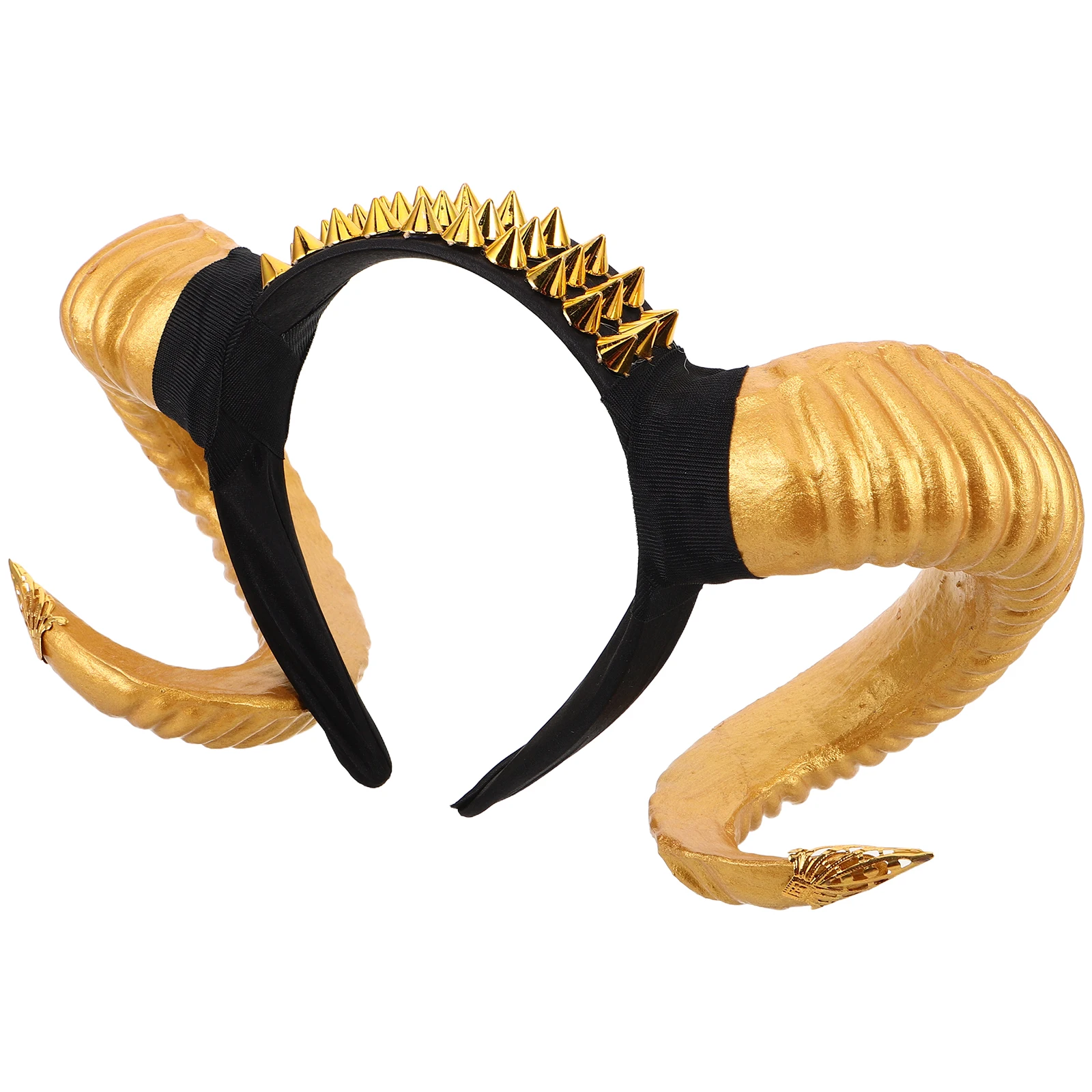 

Halloween Headdress Bull Horn Headband Demon Headpiece Cow Ear Costume Horns Christmas Black Antelope Cosplay Hair Hoop