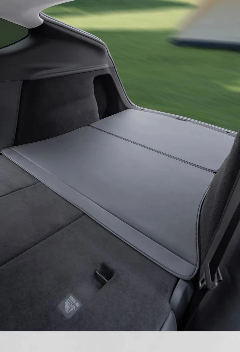 Für Tesla Model Y Juniper Standard 2026 Kofferraummatte Leder-Rückenlehnen-Schutz Allwetter-Laderaumauskleidung Anti-Schmutz-Matte – Detail 7