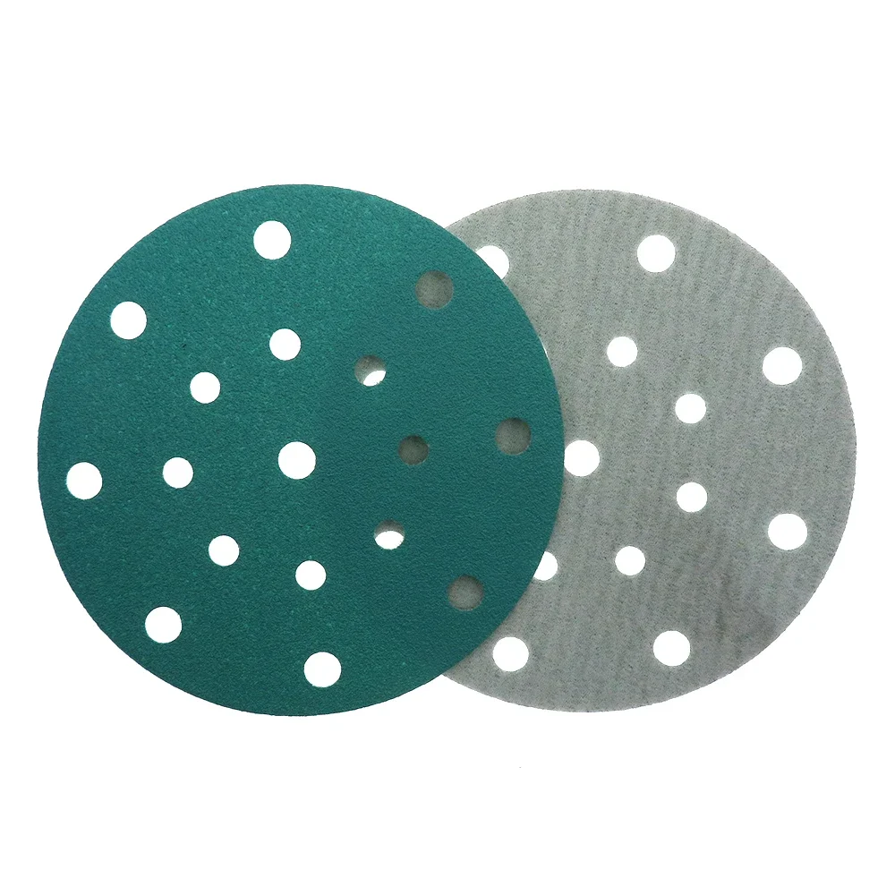 60-2000 Grit Hook and Loop Lixar Disco, Lixadeira Orbital Festool, Carpintaria, Lixa Automotiva, 6 Polegadas, 17 Buracos, 150mm, 20Pcs