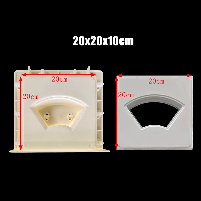 

Fan Shaped Double-Sided Hollow Cement Brick Mold 20 * 20 * 10Cm Hollow Partition Hollow Brick Concrete Prefabricated Brick