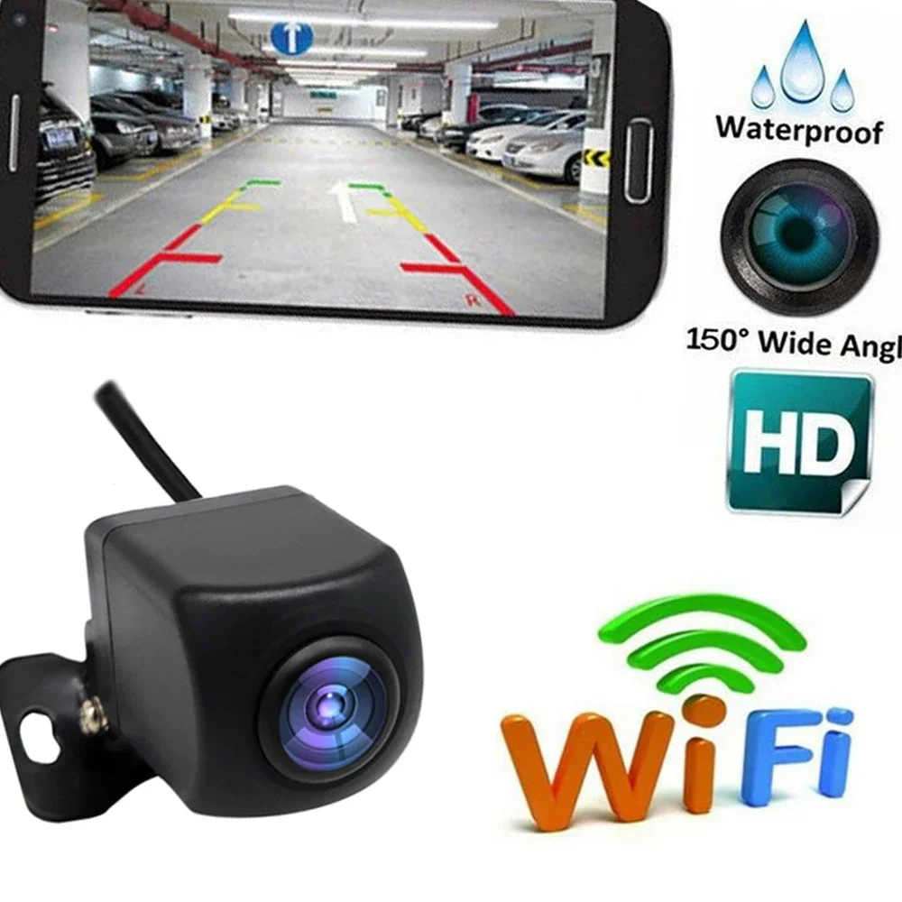 Wireless Backup Camera WIFI Rear View Camera for Car WiFi Backup Camera IP67 Waterproof LCD Wireless Reversing Monitor Device