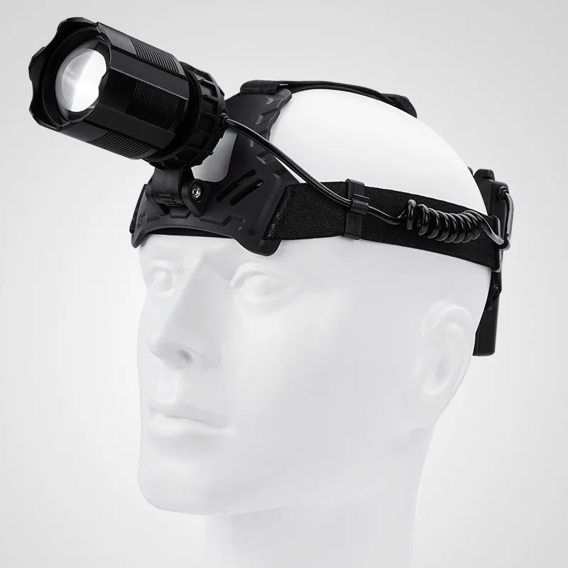 LED Strong Light Headlight Long Battery Life Lithium Battery Rechargeable Head-mounted Outdoor Miner's Lamp Strong Light