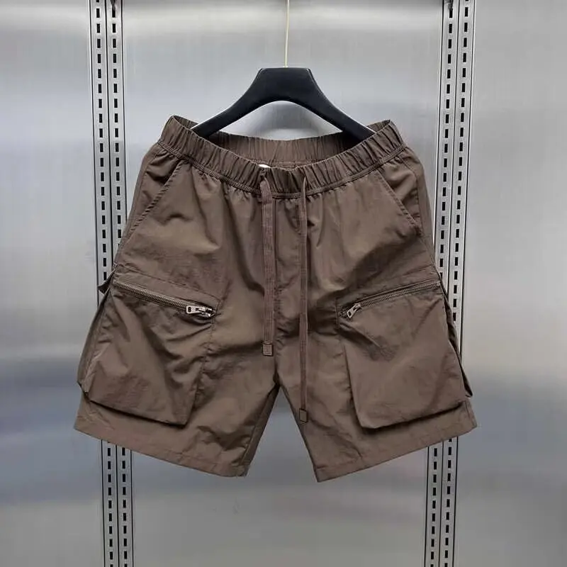 Summer Casual Shorts Men's Quick Drying Pocket Beach Pants Wear Resistant and Breathable Fashionable and Sporty Men's Clothing