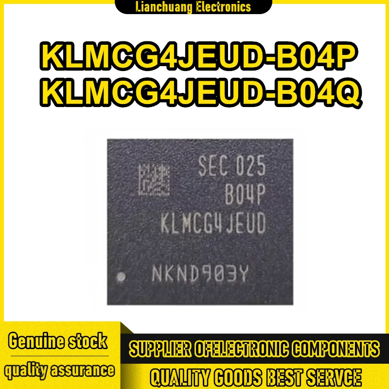 

KLMCG4JEUD-B04P KLMCG4JEUD-B04Q 100% quality eMMC BGA 64Gb chip mobile phone hard disk memory Computer storage
