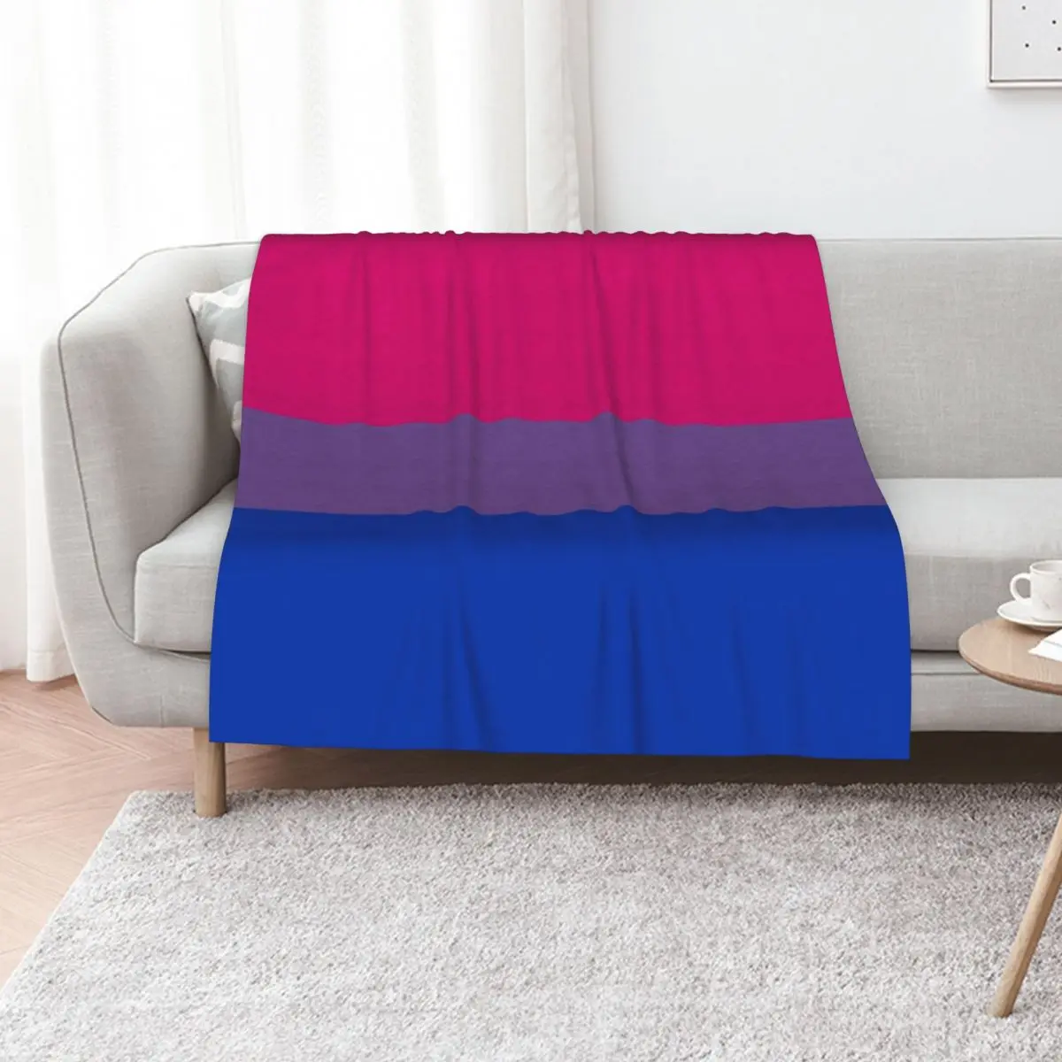 

Bisexual Pride Flag - Bi Pride Throw Blanket Decorative Beds For Sofa Thin Winter beds Sofa Blankets