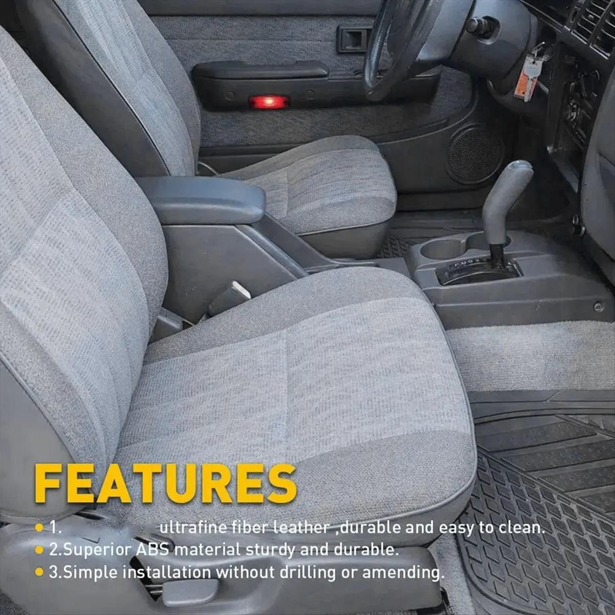 

#36W Automotive Parts & Accessories,Car Center Console Armrest Lid For Toyota Tacoma 1995-2000 Gray (Gray)