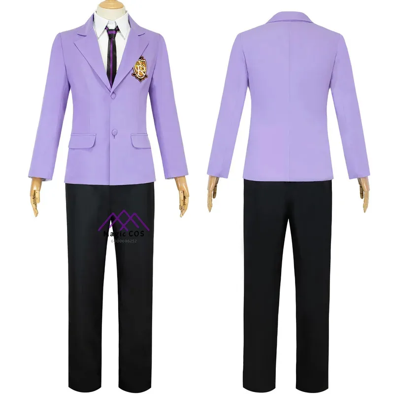 حار أنيمي فوجيوكا Haruhi تأثيري حلي عوران المدرسة الثانوية صور جاهزة الزي المدرسي حفلة الهالوين الأساسية للرجال والنساء